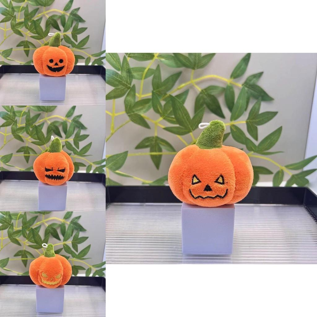 Whimsical Plush Pumpkin Keychain For Halloween Cute Cartoon Hanging Gifts Decoration