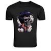 Skull Gambler Smoking Dice T Shirt Vintage Stylish Streetwear Versatile Homme Comfortable Fashion Top For Everyday Wear
