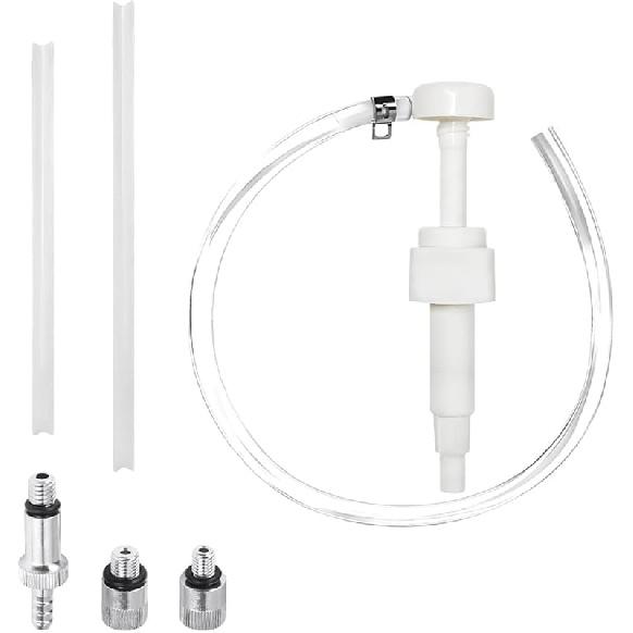 4 CC Fluid Pump for Quart Bottles, Automotive Quart Bottle Hand Pump with Flexible Tube, Fluid Pump Transfer Gear Oil Transmission and Differential