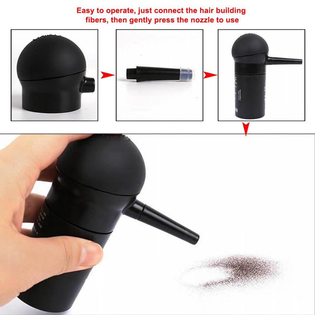 Hair Building Fibers Applicator Hair Fibers Spray Nozzle Pump Atomizer Hairdressing Tool