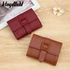 Elegant Women's Short Wallet Coin Purse with Multiple Card Slots