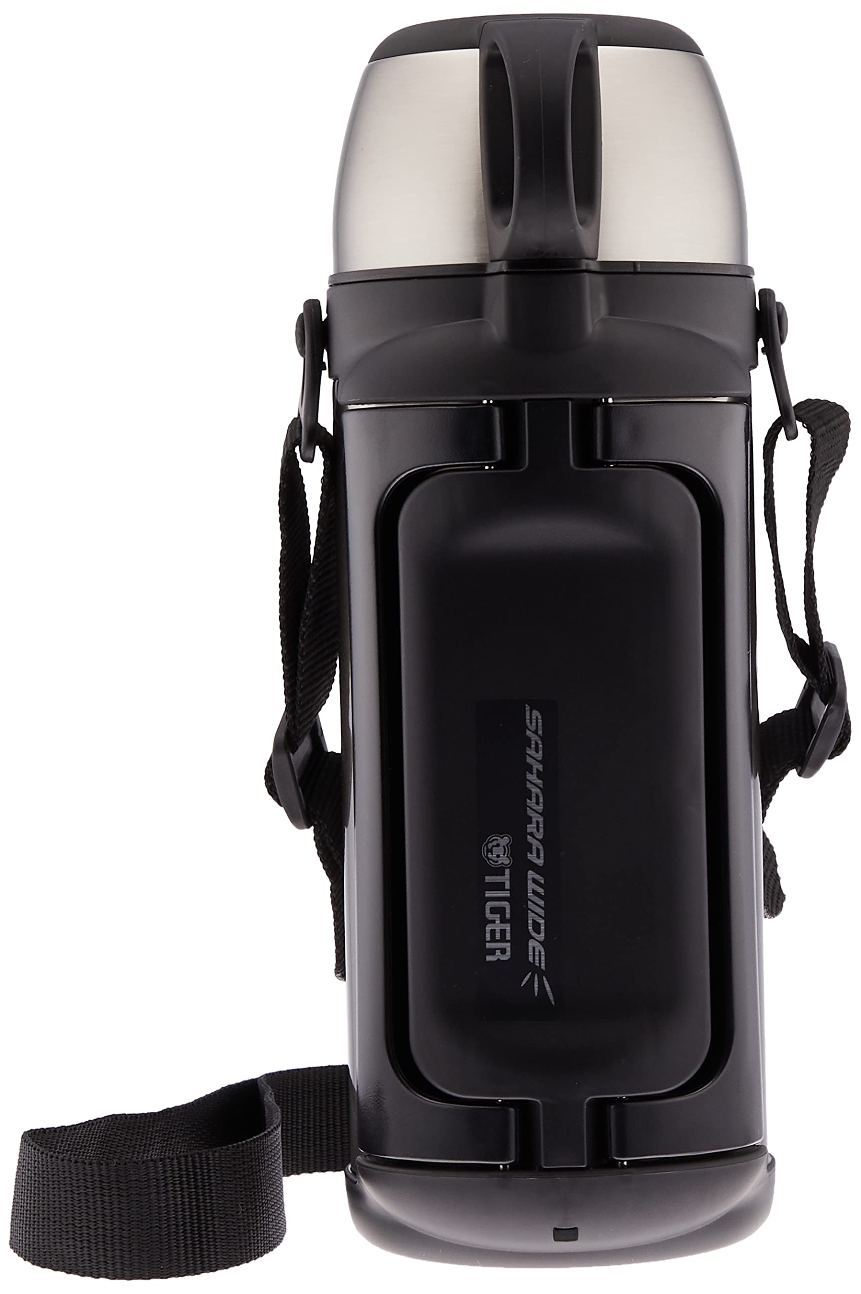 Tiger Corporation (TIGER) Water Bottle, 1500ml, with Cup, Large Capacity, Stainless Steel, Vacuum Insulated, Keeps Drinks Hot or Cold, Clear Stainless