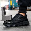 Men's safety shoes Rotating Button Male sneakers Steel Toe men shoes Anti Smashing Anti Piercing working shoes with protection