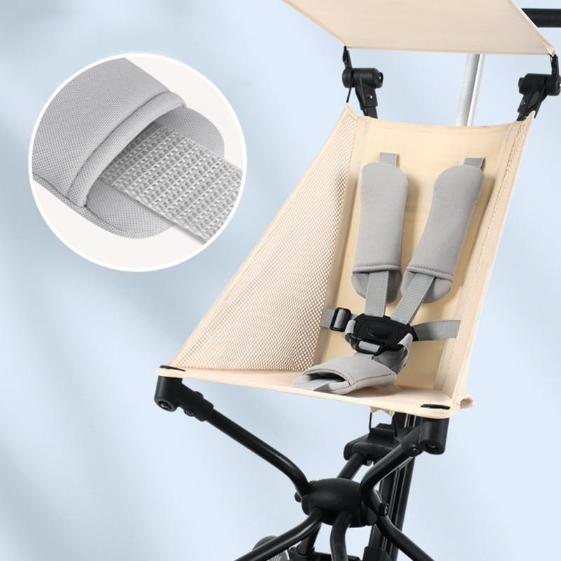 Comfort Shoulder Strap Covers for Baby Strollers Soft Polyester Baby Prams Shoulder Cushions Pad Set Simple Installs