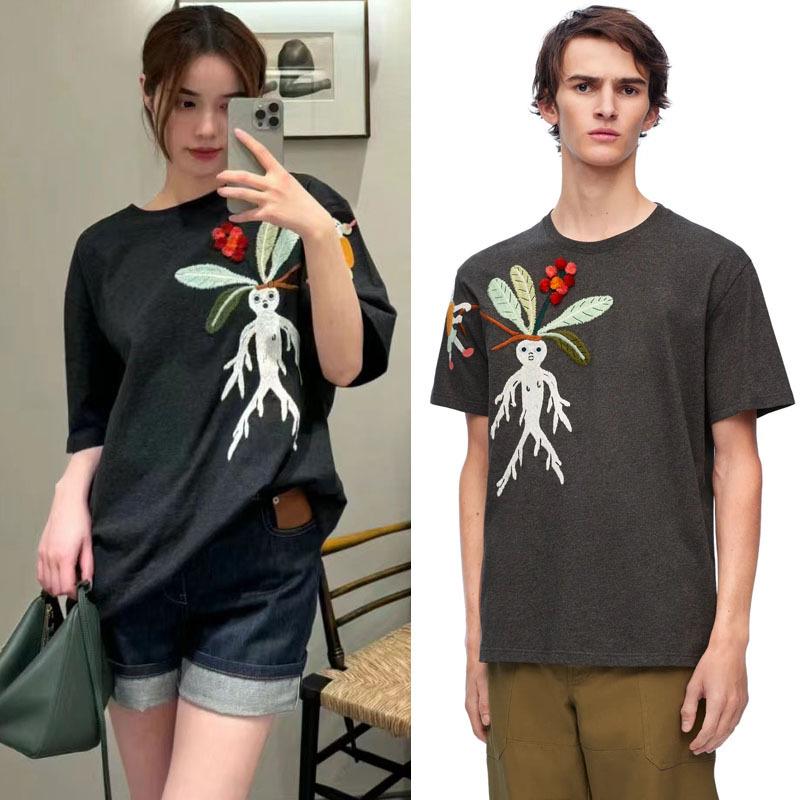 

LOE Style Mandrake Embroidery Short-Sleeve Unisex Cotton T-Shirt XL (In Stock)