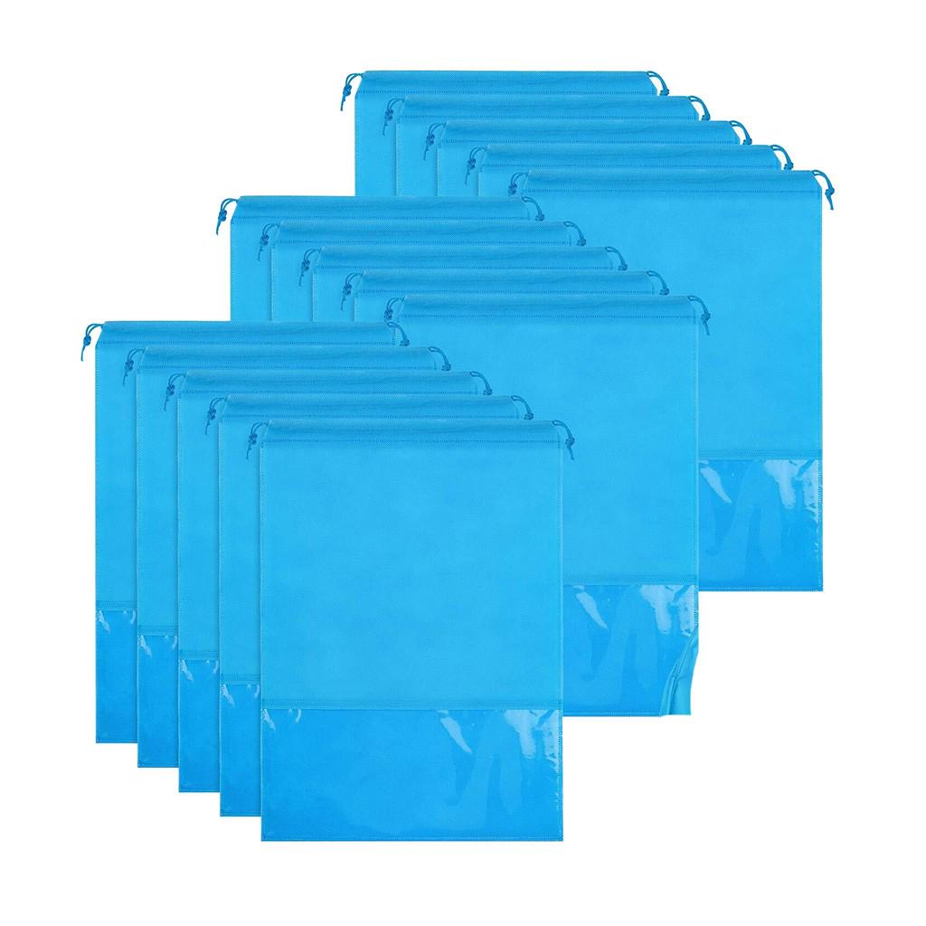 

Thicker Belt Travel Storage Shoe Bag Tote Belt Storage Travel Portable Nonwovens синій