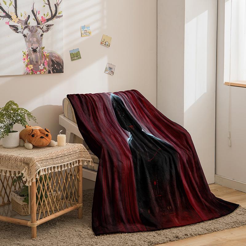 Column Double-Sided Flannel 3D Digital Printed Blanket Blanket