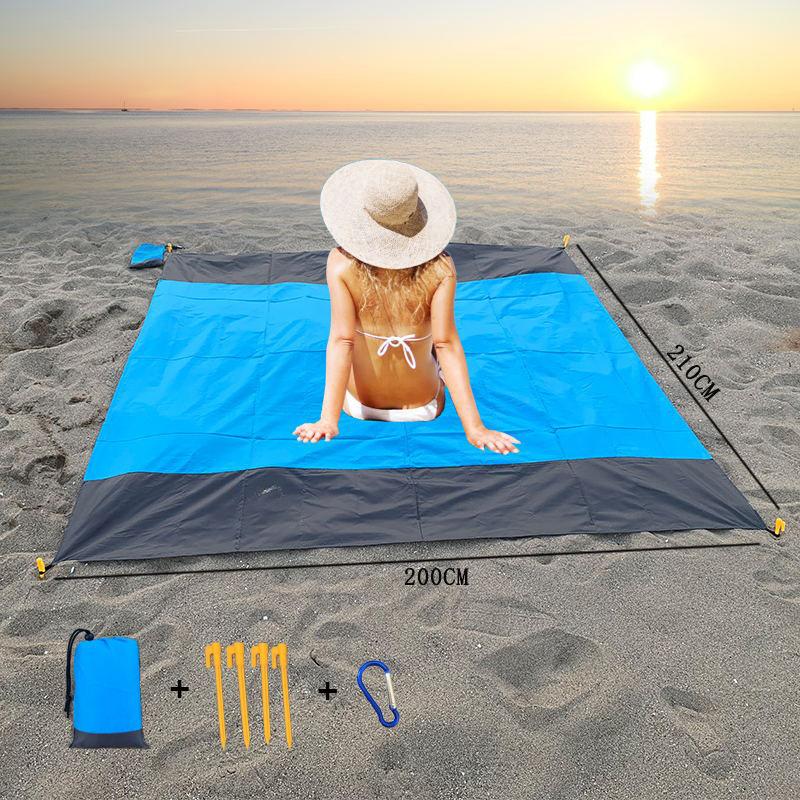 Waterdichte Strandmat Extra Groot Outdoor Camping Mat Deken Opvouwbaar Zandvrij Zakmatras Draagbaar Lichtgewicht Picknickmat