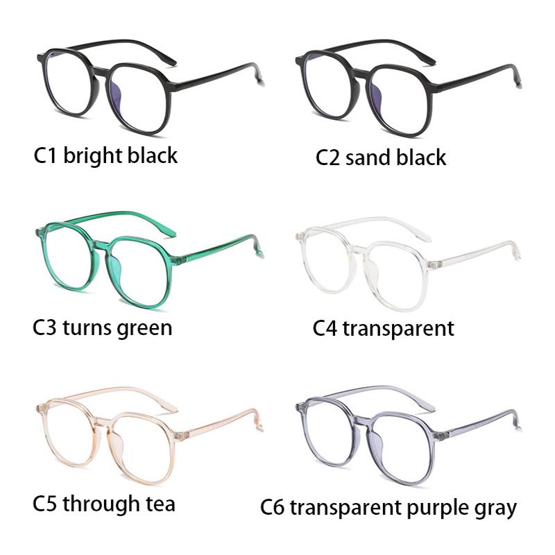 Anti-Blue Light Glasses Classic Round Eyewear Women Men High Quality Eyeglasses Blue Light Blocking Man Lady Computer Eyeglas
