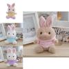 Adorable Plush Rabbit Keychain Cute Plush Toy Doll With Soft Pp Cotton Filling