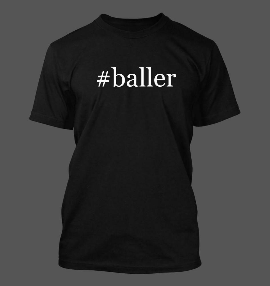 #baller - Men's Funny Hashtag T-Shirt NEW RARE