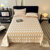 Vintage Style Floral Pattern 100% Cotton Bed Sheet Set Dark Color Flowers Luxurious Bedspread with Pillowcases Queen Bedding Set