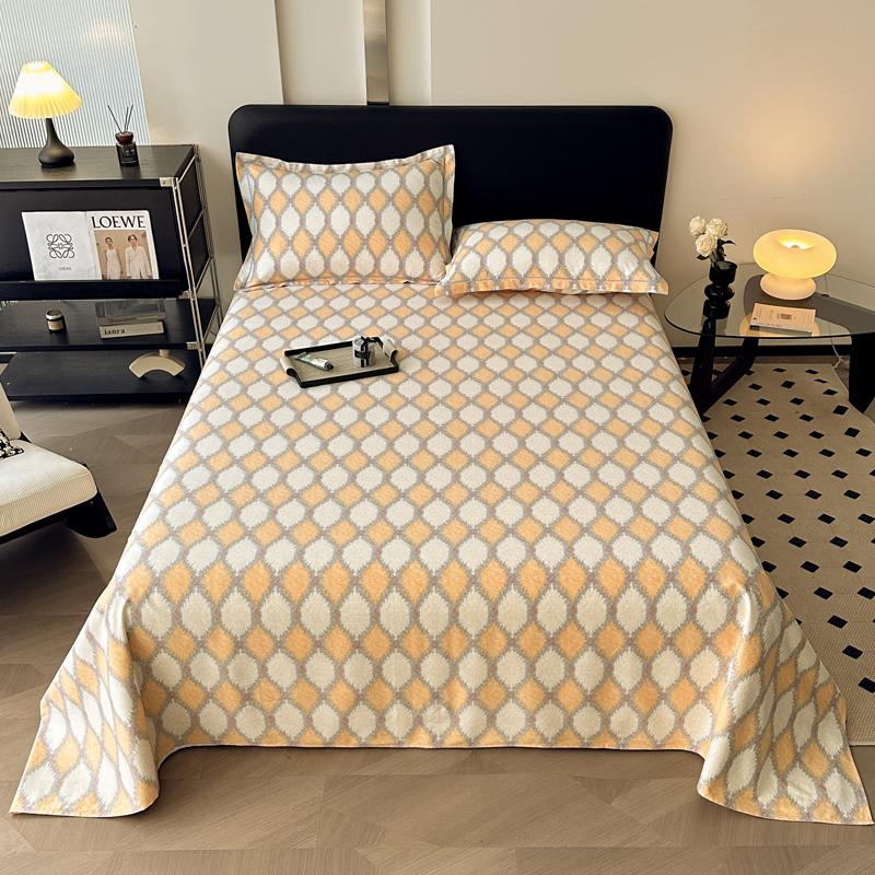 Vintage Style Floral Pattern 100% Cotton Bed Sheet Set Dark Color Flowers Luxurious Bedspread with Pillowcases Queen Bedding Set