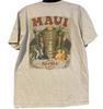 Hard Rock Cafe Maui Shirt Herren Größe L L Braun Beige Tiki Gitarre Hawaii Grafik T-Shirt Unisex T-Shirt