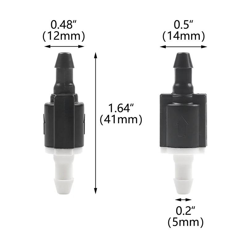 2pcs Wiper Washer Windshield Check Valve For Toyota Highlander 2001-2007 For Lexus IS250 IS350 2006-2015 85321-26020