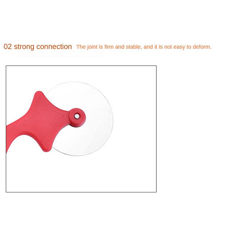 Kráječ na pizzu z nerezové oceli Kráječ na pizzu s protiskluzovou rukojetí do kuchyně