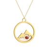 Kinitial April Mother's Day Gift Stainless Steel Delicate Mustard Seed Necklace, Move Mountains, Christian Jewelry, Mustard Seed