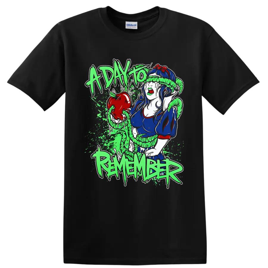 A Day To Remember T Shirt Anime Girl Apple Metalcore Concert Graphic Tee Art