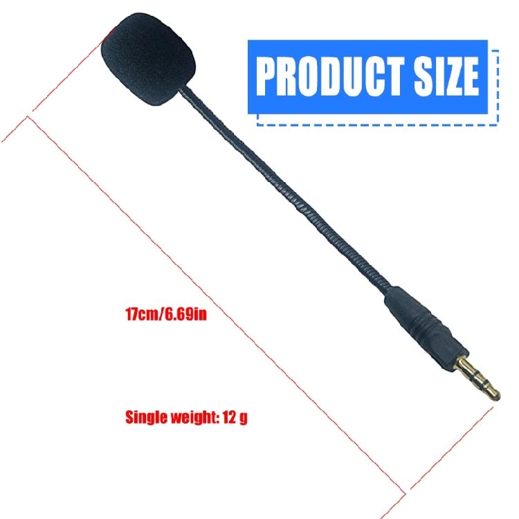 Replacement Mic 3.5mm Plug Microphone for Headphone with Sponge Cover and Superior Sound Quality