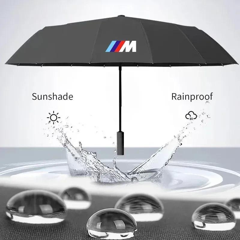 -M Performance Car Fully Automatic Folding Umbrella Sunshade Accessories For BMW X1 X3 X5 F20 E60 F30 E91 E30 G30 E53 M5 X6 X4 X