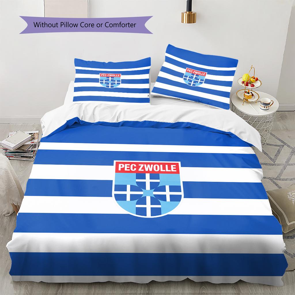 PEC Zwolle Set Copripiumino con Fantasia Decorazione per la Casa Regalo (1 * copripiumino + 2 * federe senza imbottitura)