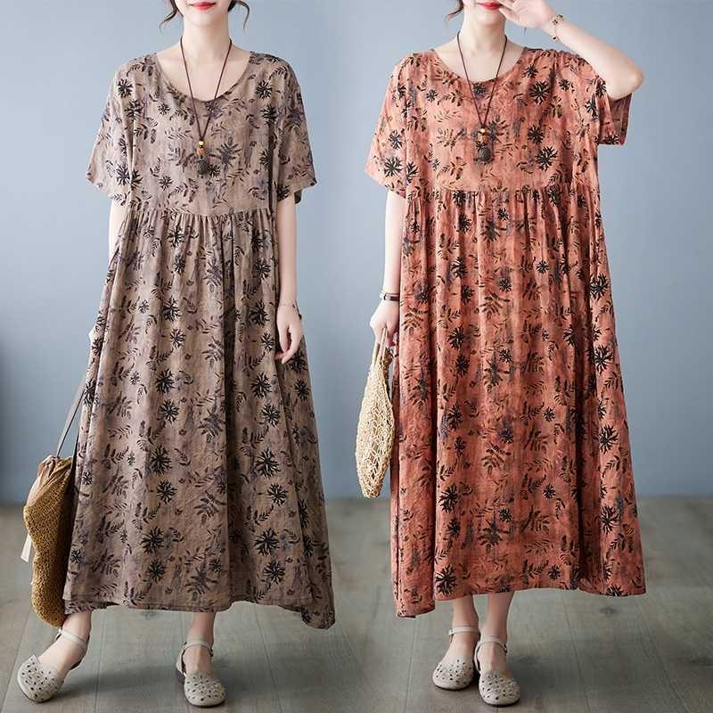 

Women s Ruffled Hem Long Dress average size