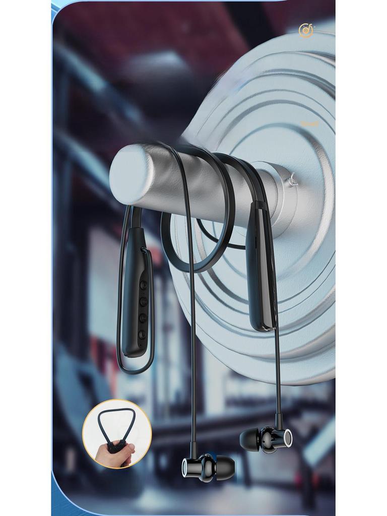 Bluetooth-Headset mit ultralanger Standby-Zeit und Geräuschunterdrückung, ideal für den Sport, zum Umhängen