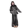 2025 Korean Knit Cardigan & Sweater Set: Autumn-Winter Loose Outerwear with Neck Warmer