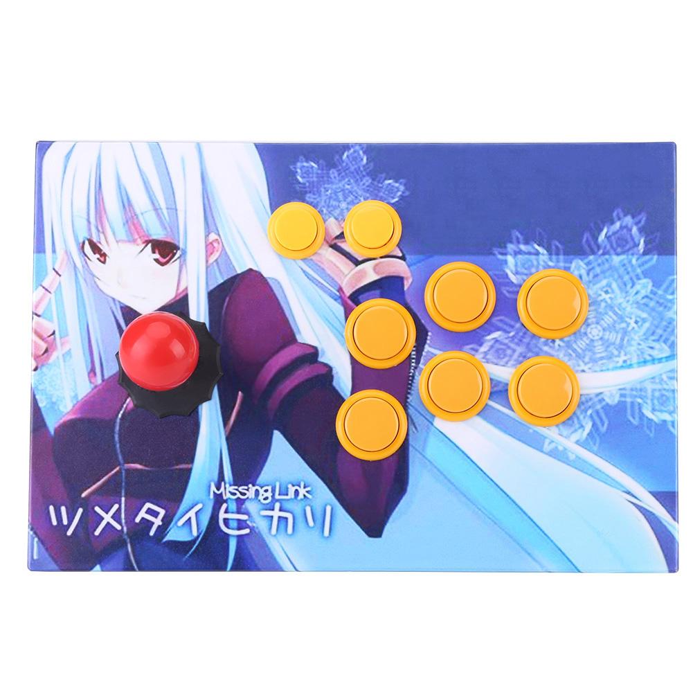 Dispositivo de controle do controlador dos botões da vara de USB do joystick para o jogo da arcada do computador do PC