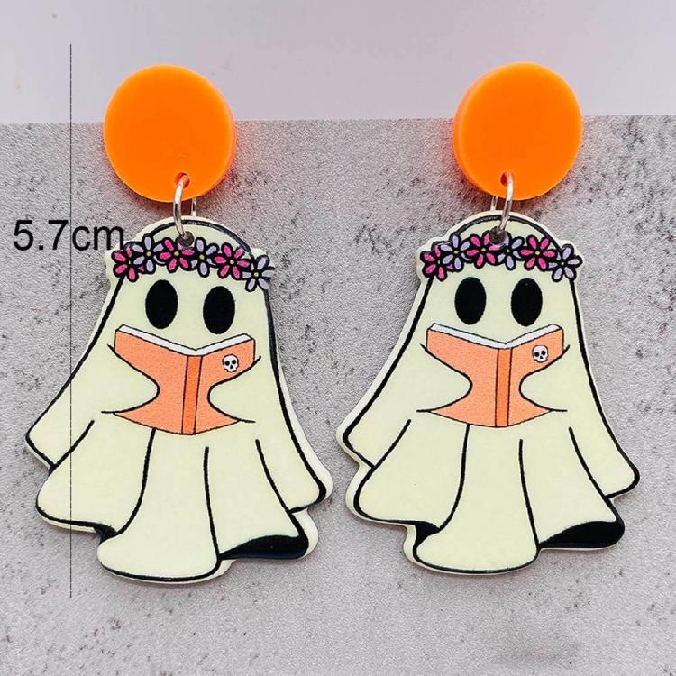Flowers Stud Earring Cute Spook Dangle Earrings for Women Girls Thanksgiving