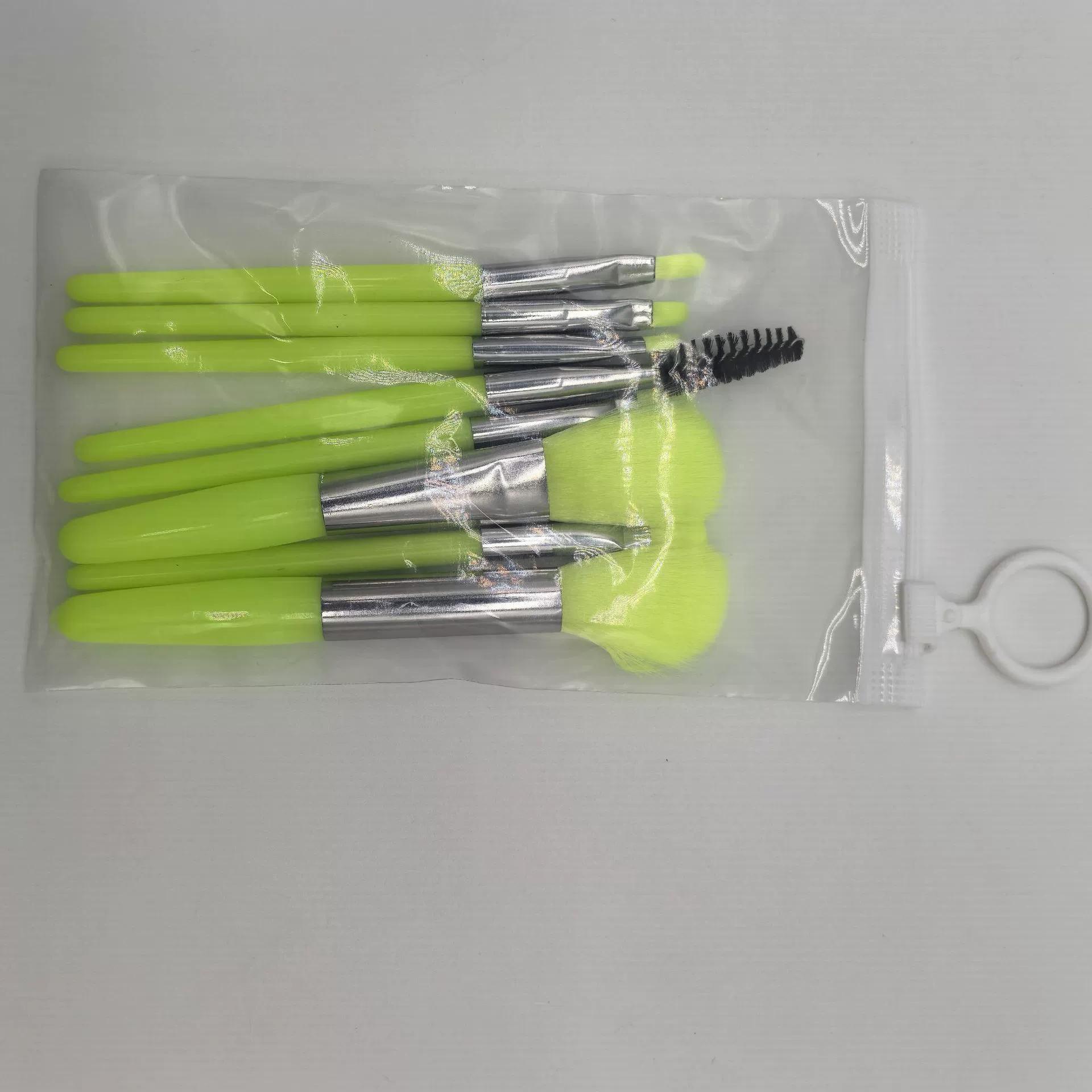 

8 шт. Набор мягких кистей для макияжа Candy Color, тени для век, тональная основа, пудра, подводка для глаз, косметика для ресниц, кисти для макияжа лица, инструменты для макияжа