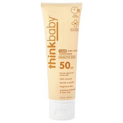 Baby®, Klare Zinkoxid-Sonnencreme, Empfindliche Haut, LSF 50, Ohne Duftstoffe, 3 fl oz (89 ml)