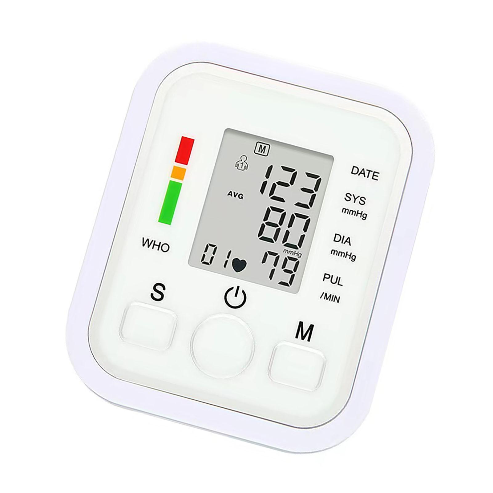 Бытовой электронный плечевой сфигмоманометр с подсветкой, измеритель артериального давления, монитор, английский