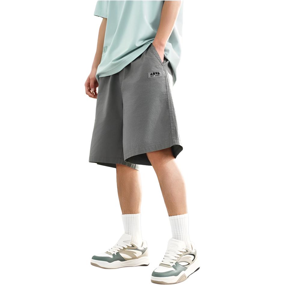 Anta Life Collection Casual Shorts Unisex Grass Gray Green 172528507-2