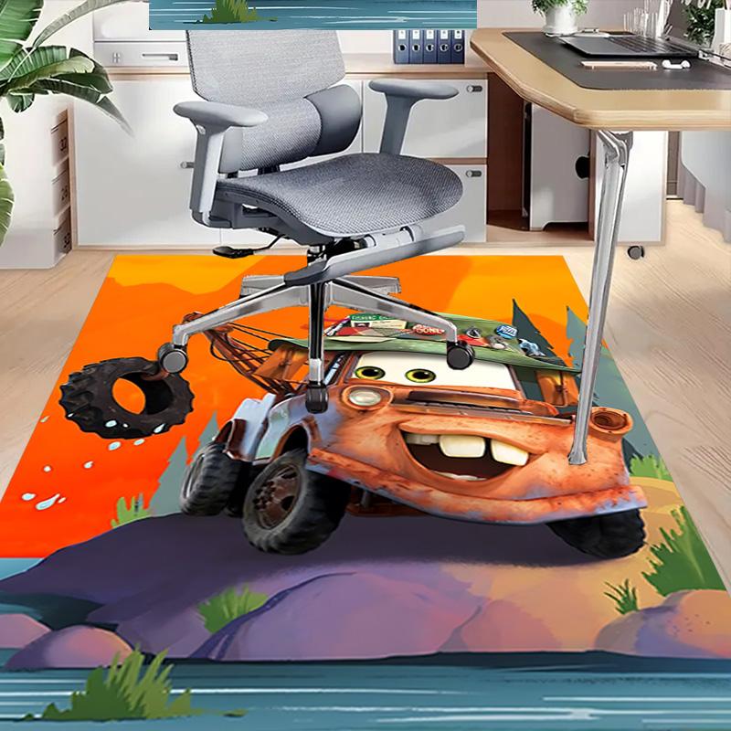 Rusty Tow Truck Adventure Carpet For Playroom Bedroom Living Room Sofa Home Decorkids Game Area Rug Nonslip Floor Mat