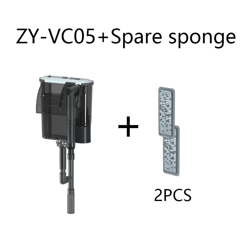 110V 220V Aquarium Filter Wall-mounted Fish Tank Filter External Grass Tank Filter Water Flow Adjustable Suitable for 30-80CM