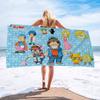 Dr S-Slump A-Arale-Chan Beach Towel Colorful Bath Towels For Girl Microfiber Quick Dry Custom Sand Free Beach Yoga Spa Gym Pool