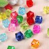 Transparent Square Acrylic Beads for DIY Handmade Beading, 8mm-12mm, Loose Beads, Paper Towel Holder Accessory