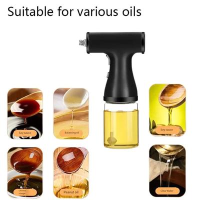 Olive Oil Sprayer With Lights NEW Adjustable Electric Oil Bottle Sauce Vinegar Dispenser Kitchen Cooking Tool
