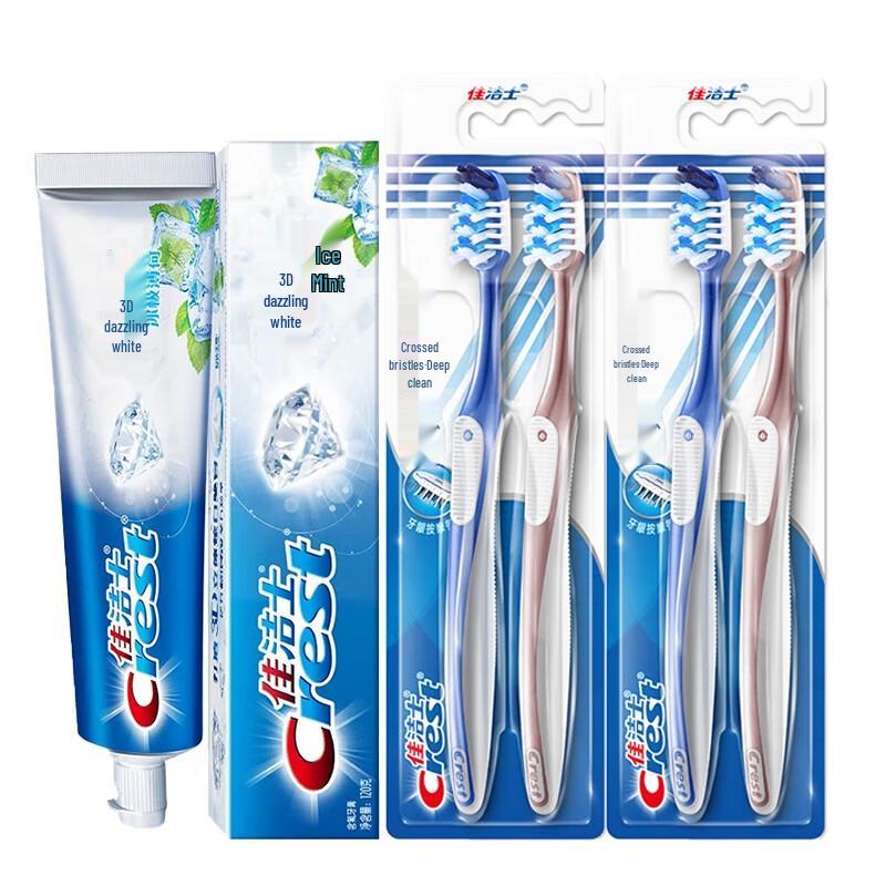 Crest 3D White Arctic Fresh Toothpaste & Complete 7 Effects Toothbrush Pack