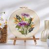 New Diy Handmade Embroidery Material Package, Colorful Time Flower Bouquet Bouquet
