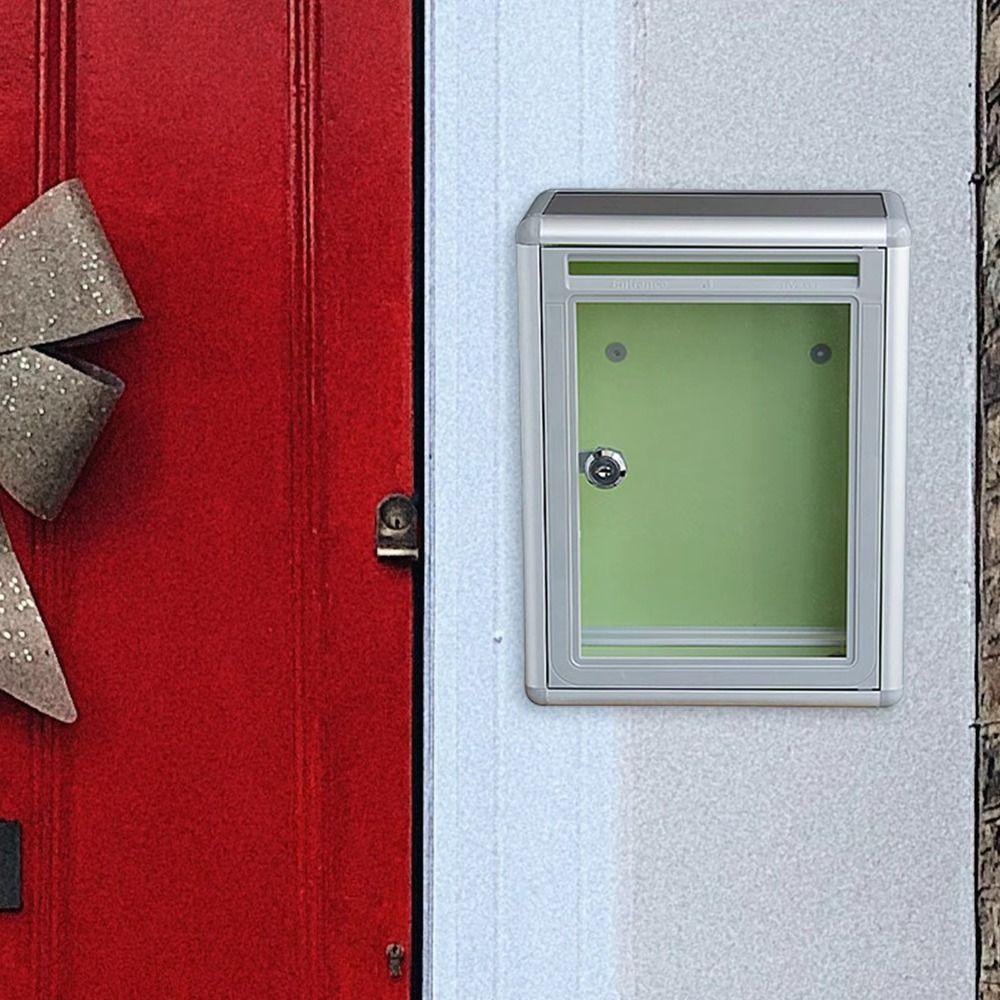 Secure Locking Ballot Box Wall Mounted Complaint Box Collection Box Express Inbox Business