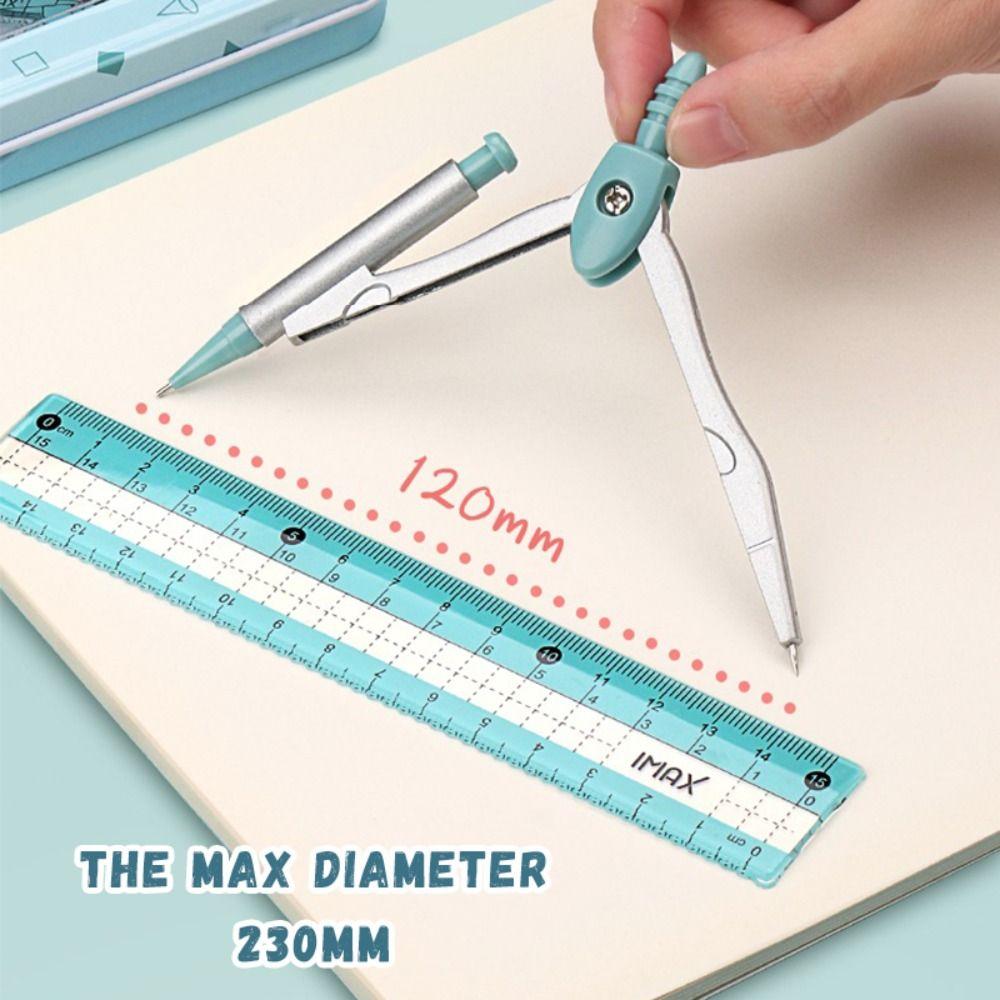 7/8PCS Straight Ruler Ruler Compasses Set Set Square Stationery Ruler Set Office School