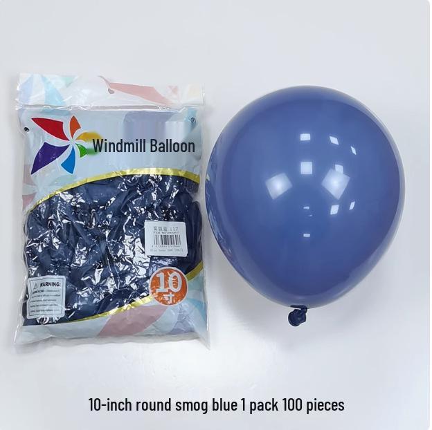 Windmill Pattern 10" Round Latex Balloons - Pack of 100 for Weddings & Birthdays