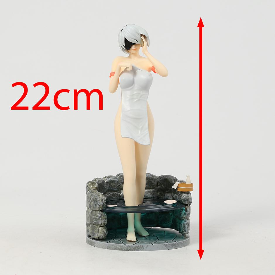 NieR Automata 2B YoRHa No.2 Anime Girl PVC Action Figure Toy Statue Adult Collection Model Doll Gift