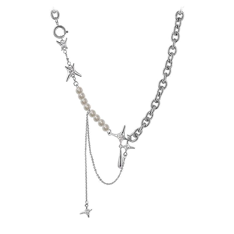 

Чокери з підвісками-китицями, Неправильні намиста з зірками, Намиста з підвісками-зірками, Ювелірні вироби Y2k, Металевий матеріал, Подарунок для жінок, дівчат 1