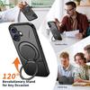 Strong Protective Non-Fingerprint Ring Case for Iphone 17 Pro Max 16 15 17 Air 14 Plus 12 13 Pro Iphone17 Iphone16 Iphone15 Capa