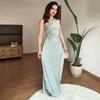 2026 Spring and Summer New  American Amazon, Women's Sleeveless Dress with Waist Exposed and Slanted Shoulders