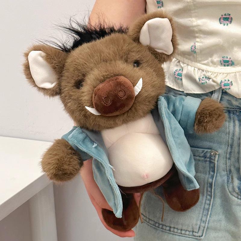 Internet Celebrity Style Black Myth: Wukong Zhu Bajie Plush Toy Backpack Pendant - Perfect Boyfriend Gift
