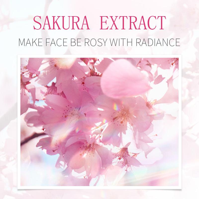 Japan Sakura Schlaff face mask Feuchtigkeitsspendende & Reparierende Nacht-Gesichtsmaske Kirschblüten Hautpflege Nährend Glättend Haut